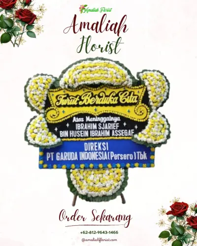 Papan Bunga Duka di Dlimoyo