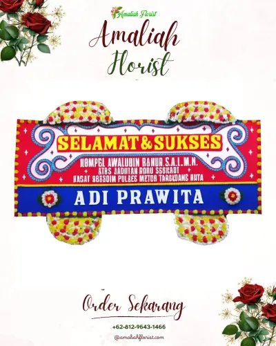 Karangan Bunga Ucapan Selamat di Dlimoyo