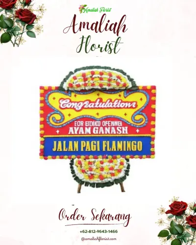 Bunga Papan Congratulation di Dlimoyo